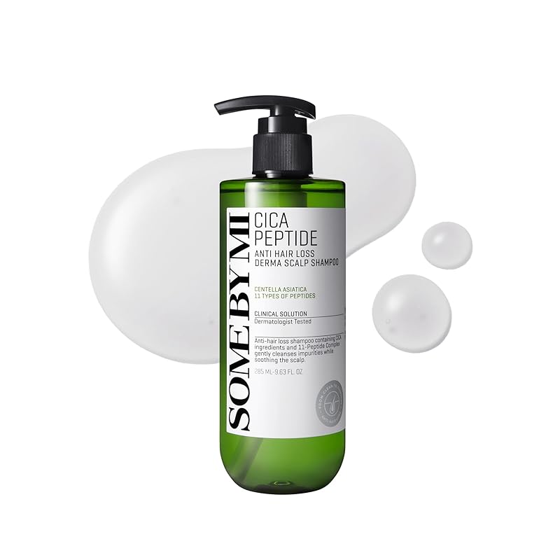 SOME BY MI 샘바이미펩티드 안티 헤어 로스 다마 스칼프 샴푸 285ml CICA PEPTIDE ANTI HAIR LOSS DERMA SCALP SHAMPOO 285ml
