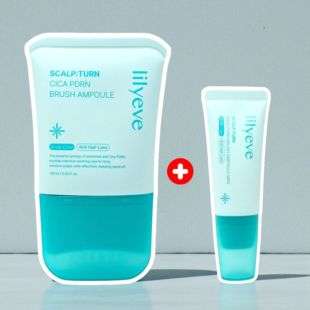 릴리이브 스칼프턴 시카 PDRN 브러쉬 앰플 100ml+30ml 탈모 두피에센스