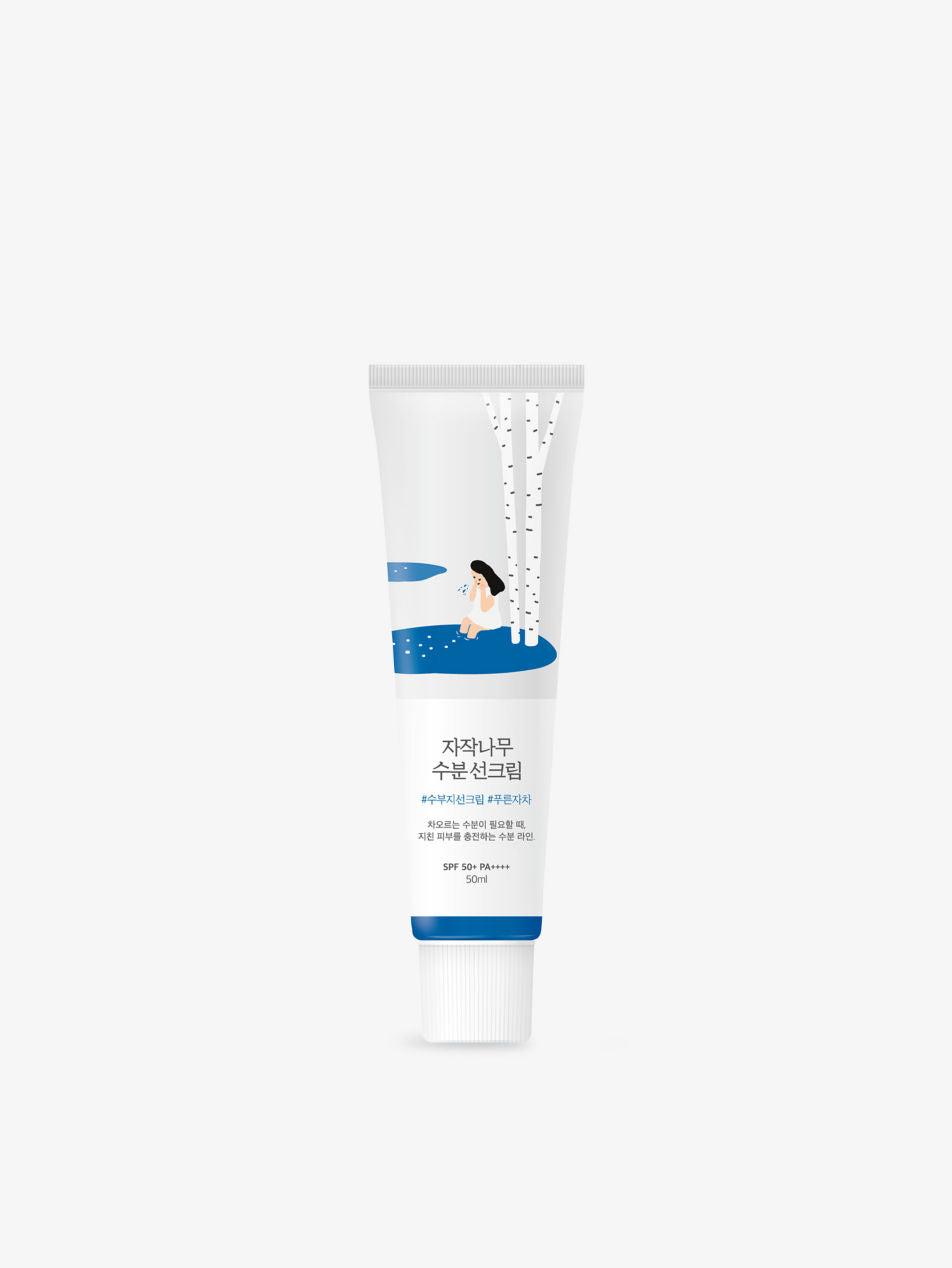 라운드랩 선크림 ROUND LAB Birch Juice Moisturising SPF50 Sun Cream 50ml
