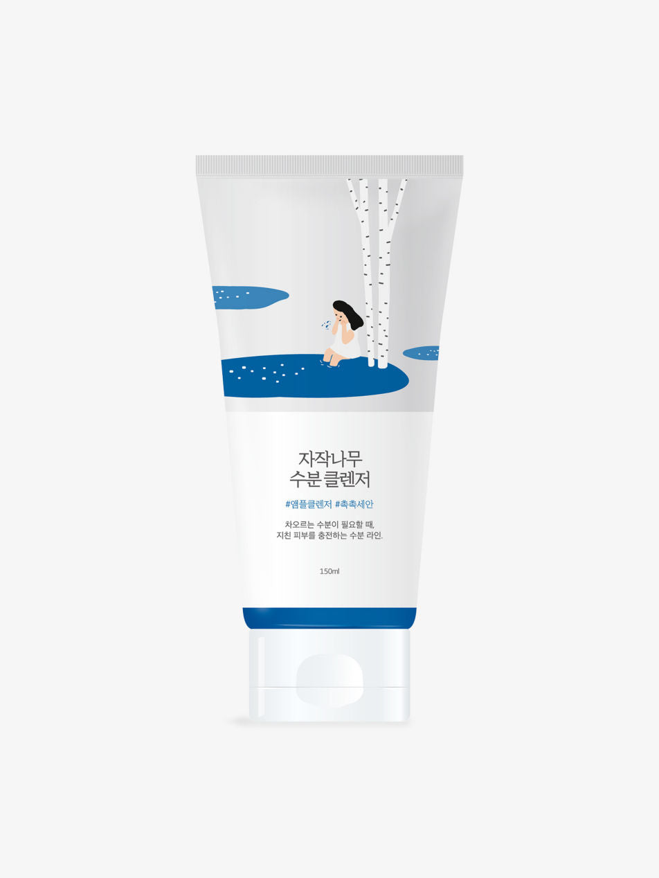 라운드랩 크림 ROUND LAB Birch Juice Moisturising Cleanser 150ml