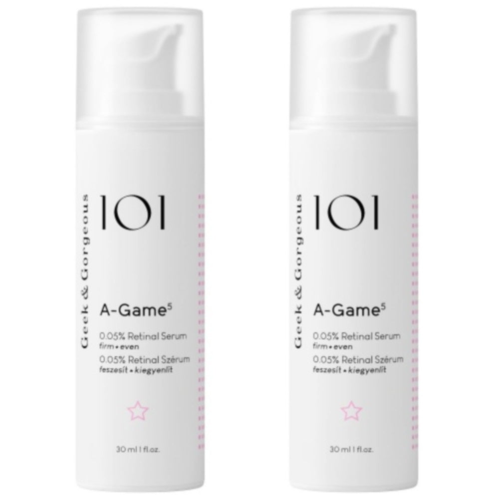 Geek & Gorgeous A-Game 5 Retinal Serum 30ml x 2