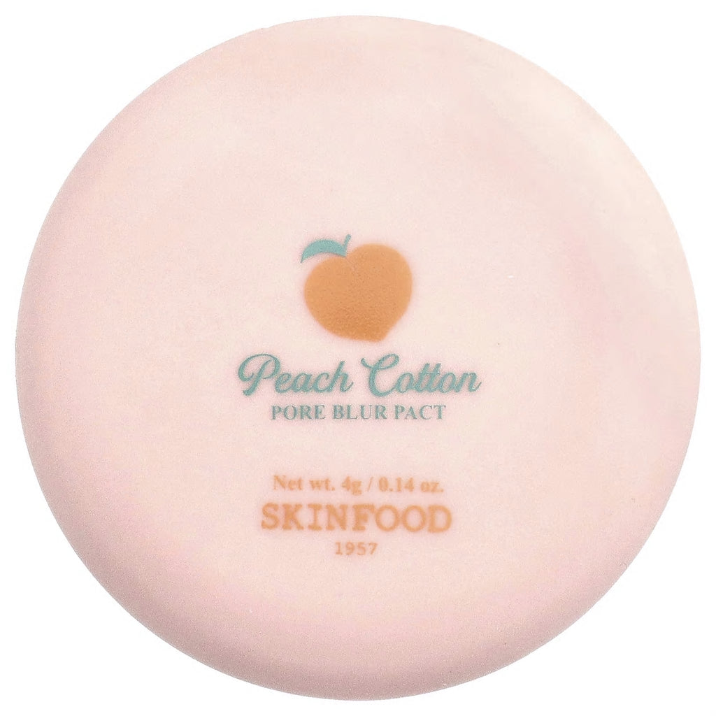 Skinfood Peach Cotton Pore Blur Pact 100g (0.14oz)