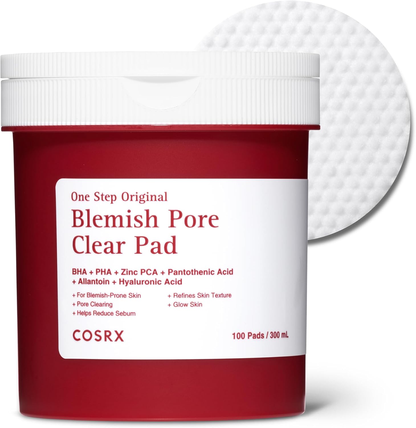 COSRX One Step Original Blemish Pore Clear Pad (100 Pads) 100ml