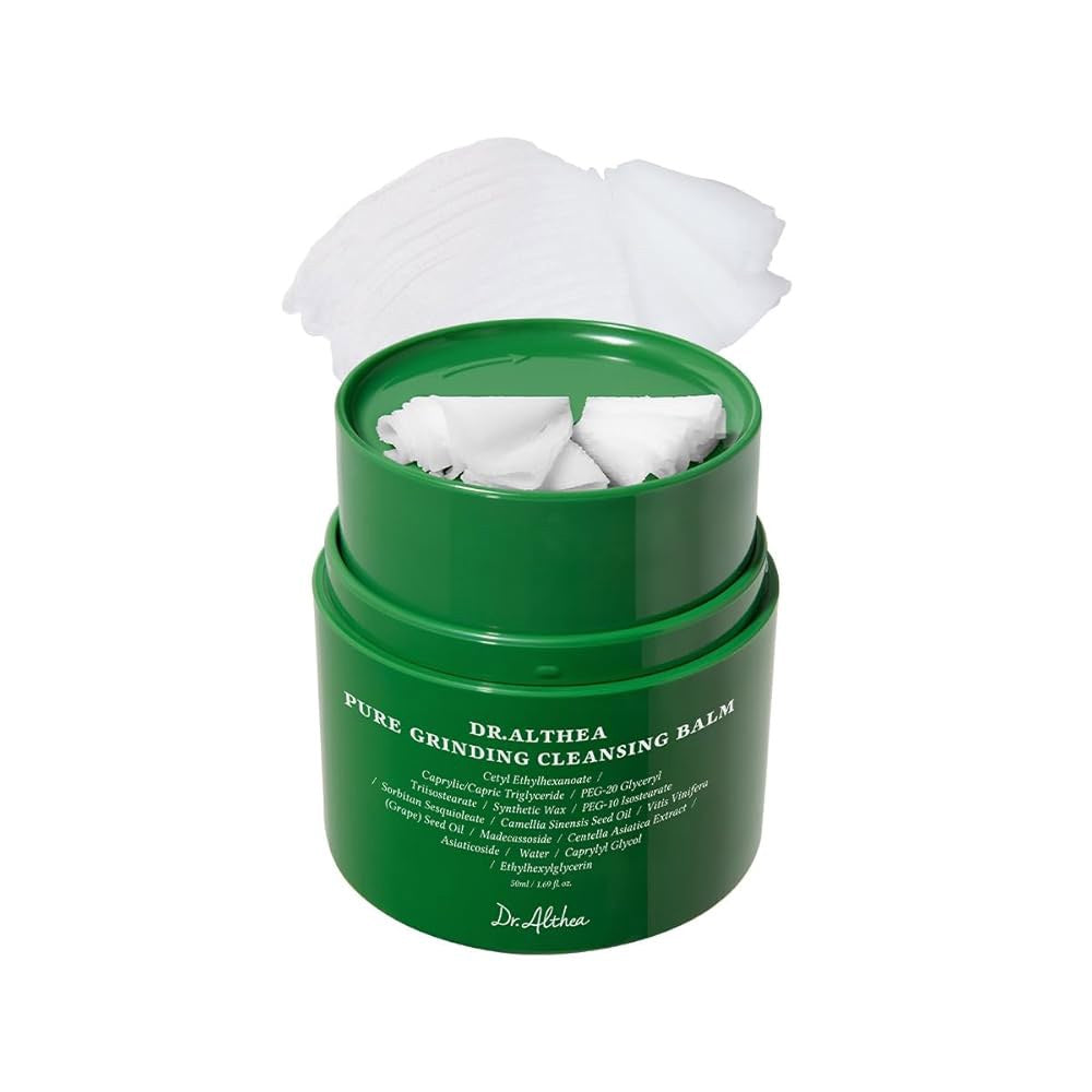 Dr. Althea Pure Grinding Cleansing Balm (60ml) - One-Step Sherbet Texture Makeup Cleanser with Madecassoside