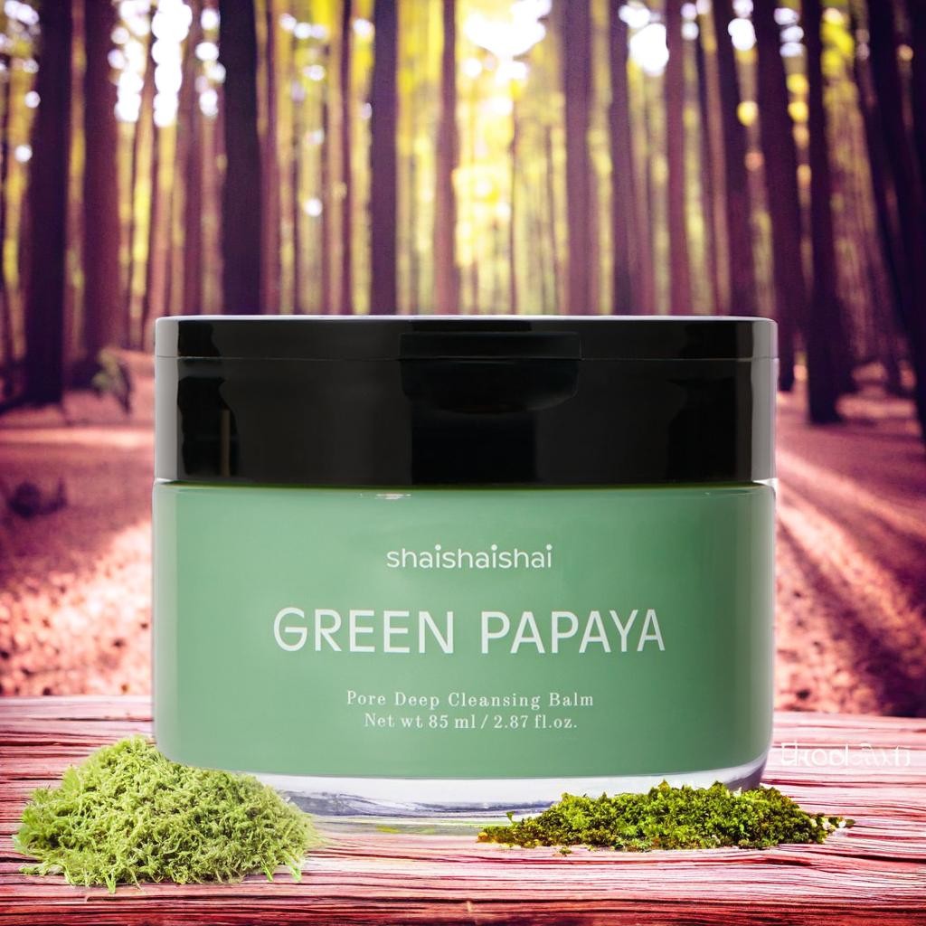Shaishaishai Green Papaya Pore Deep Cleansing Balm (102ml) - 1ea