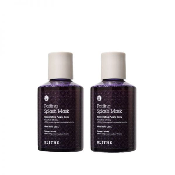 BLITHE Patting Splash Mask Rejuvenating Purple Berry Double Set 680ml
