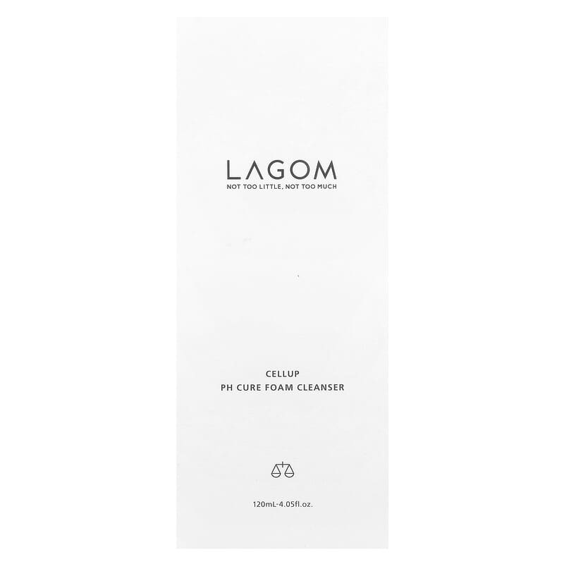 LAGOM Cellup pH 큐어 폼 클렌저 120ml 4 05fl oz