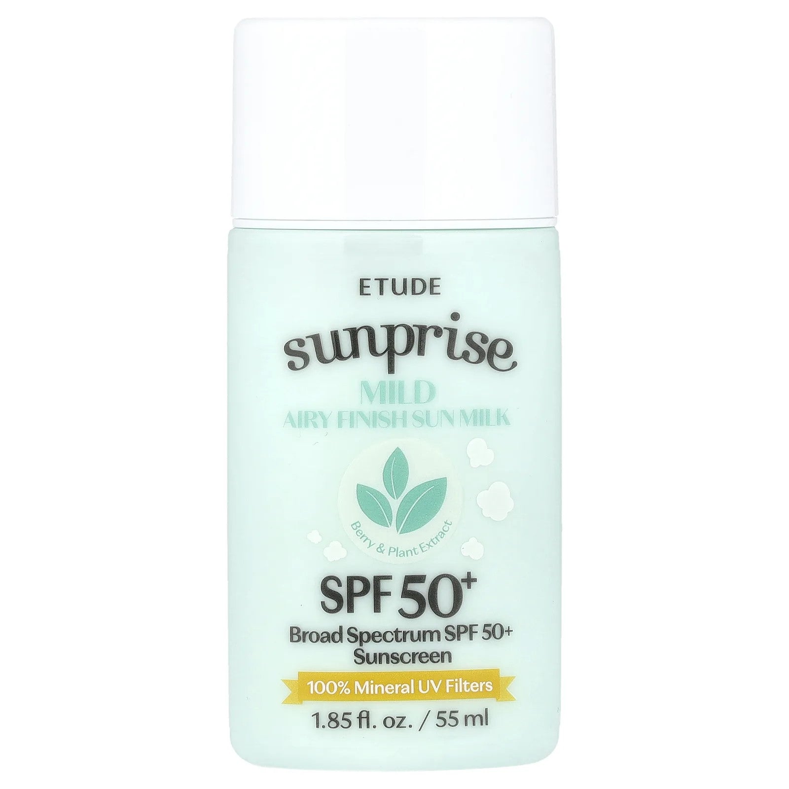 ETUDE Sunprise Mild Airy Finish Sun Milk SPF 50 55ml (1.85 fl. oz.)