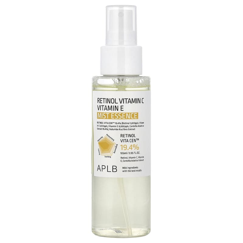 APLB 레티놀 비타민C 비타민E 미스트 에센스 105ml 3 55fl oz