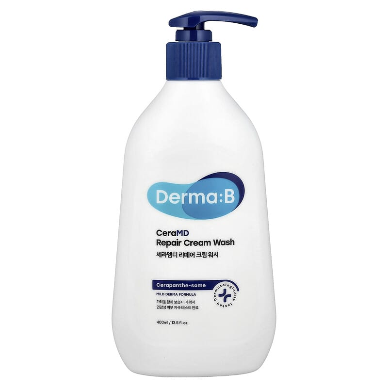 Derma B CeraMD Repair Cream Wash 400ml (13.5 fl. oz.)