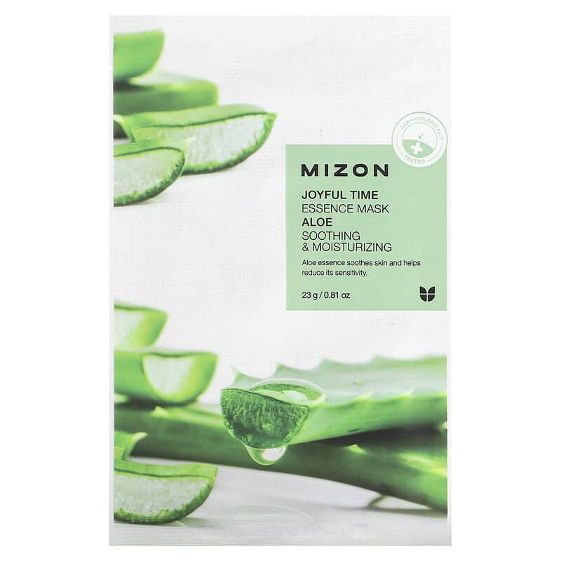 Mizon Joyful Time Essence Mask Aloe 1pc (25g / 0.81oz)
