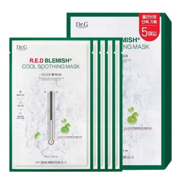 Dr.G R.E.D Blemish Cool Soothing Mask 30ml x 5 Sheets