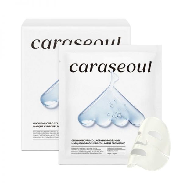 CARASEOUL 글로우가닉 프로 콜라겐 하이드로겔 마스크 4P