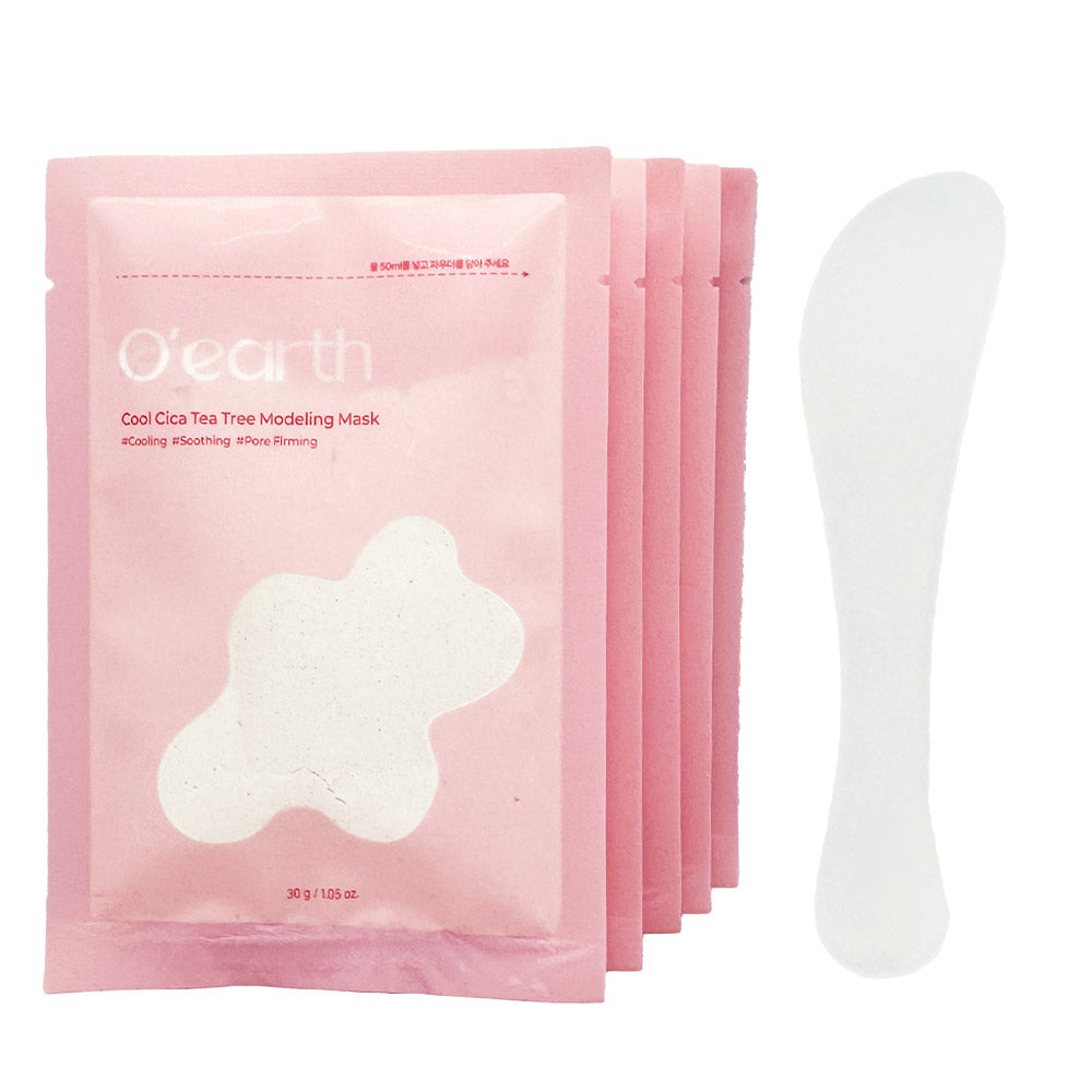 톤핏선 오어스 쿨 시카 티트리 모델링팩 30g 5매입(스패츌러 포함) 1개