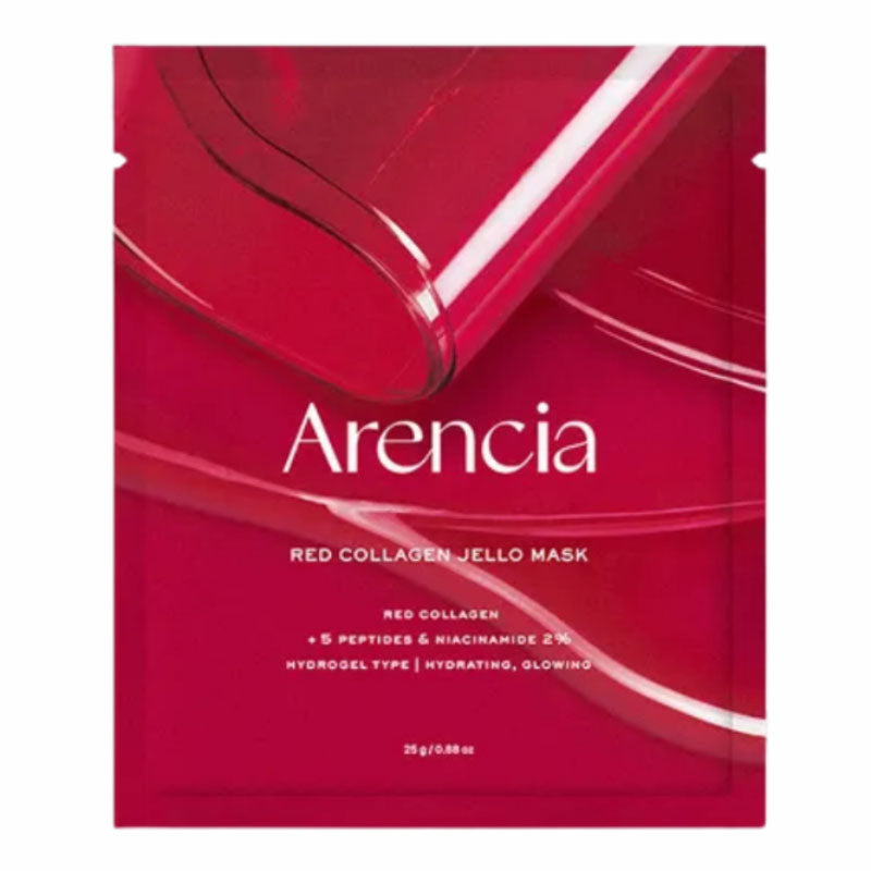 Arencia Red Collagen Jello Mask (25Sheets x 2 Packs)