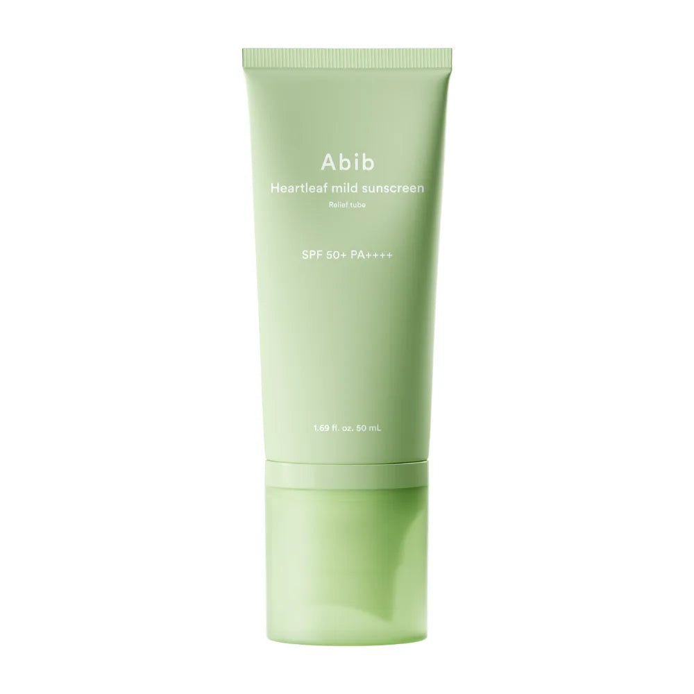 Abib Heartleaf Mild Sunscreen Relief Tube SPF50+ PA++++ 60ml