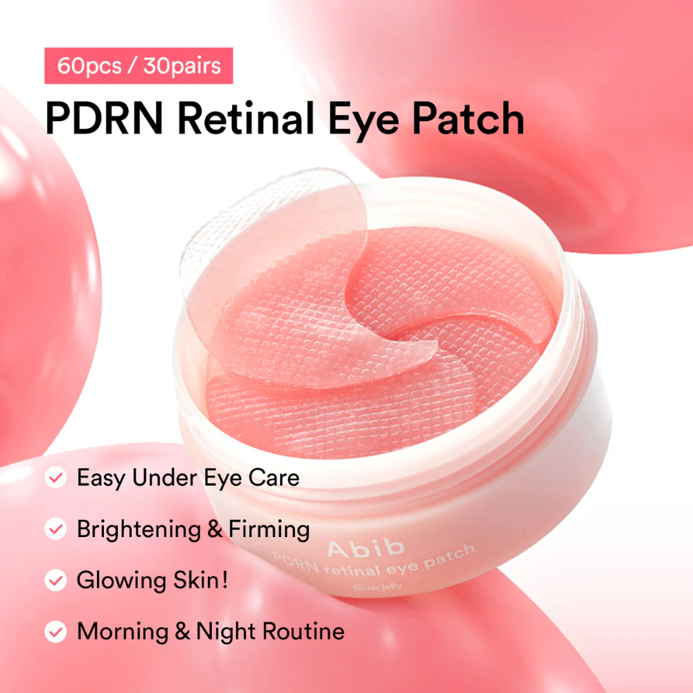 Abib PDRN Retinal Eye Patch Glow Jelly - 60 Patches x 92pcs