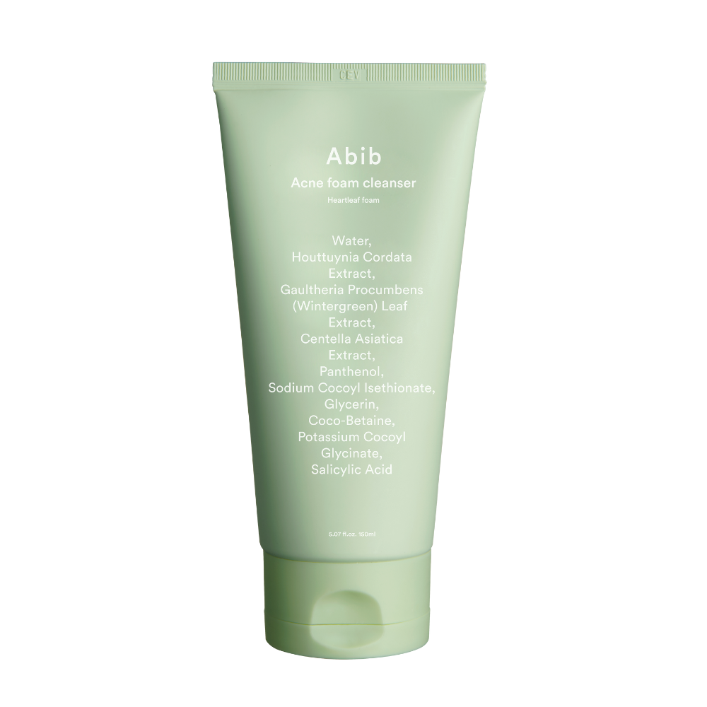 Abib Acne Foam Cleanser Heartleaf (180ml, 1pc)