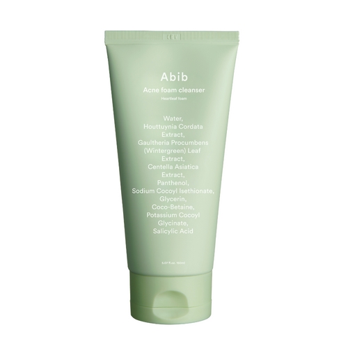 Abib Acne Foam Cleanser Heartleaf (180ml, 1pc)
