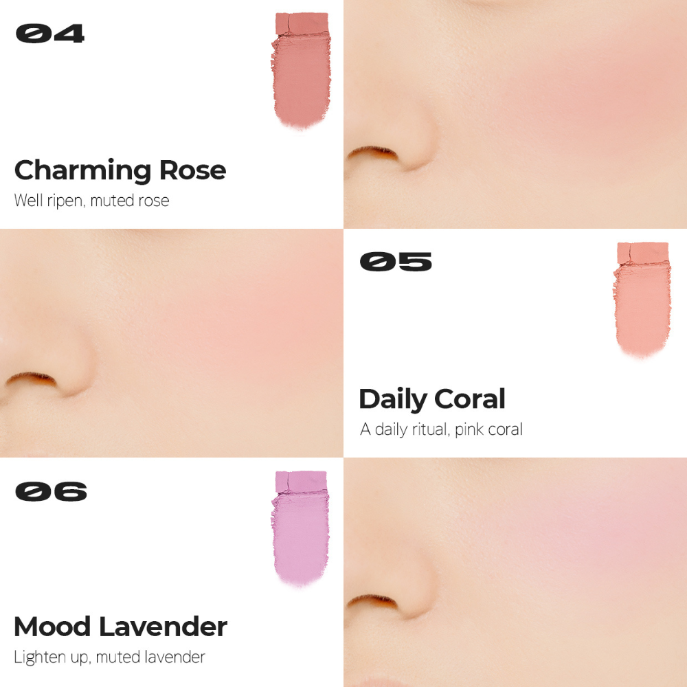 About Tone Fluffy Wear Blusher (10 Colors) - 2-Pack 4ml