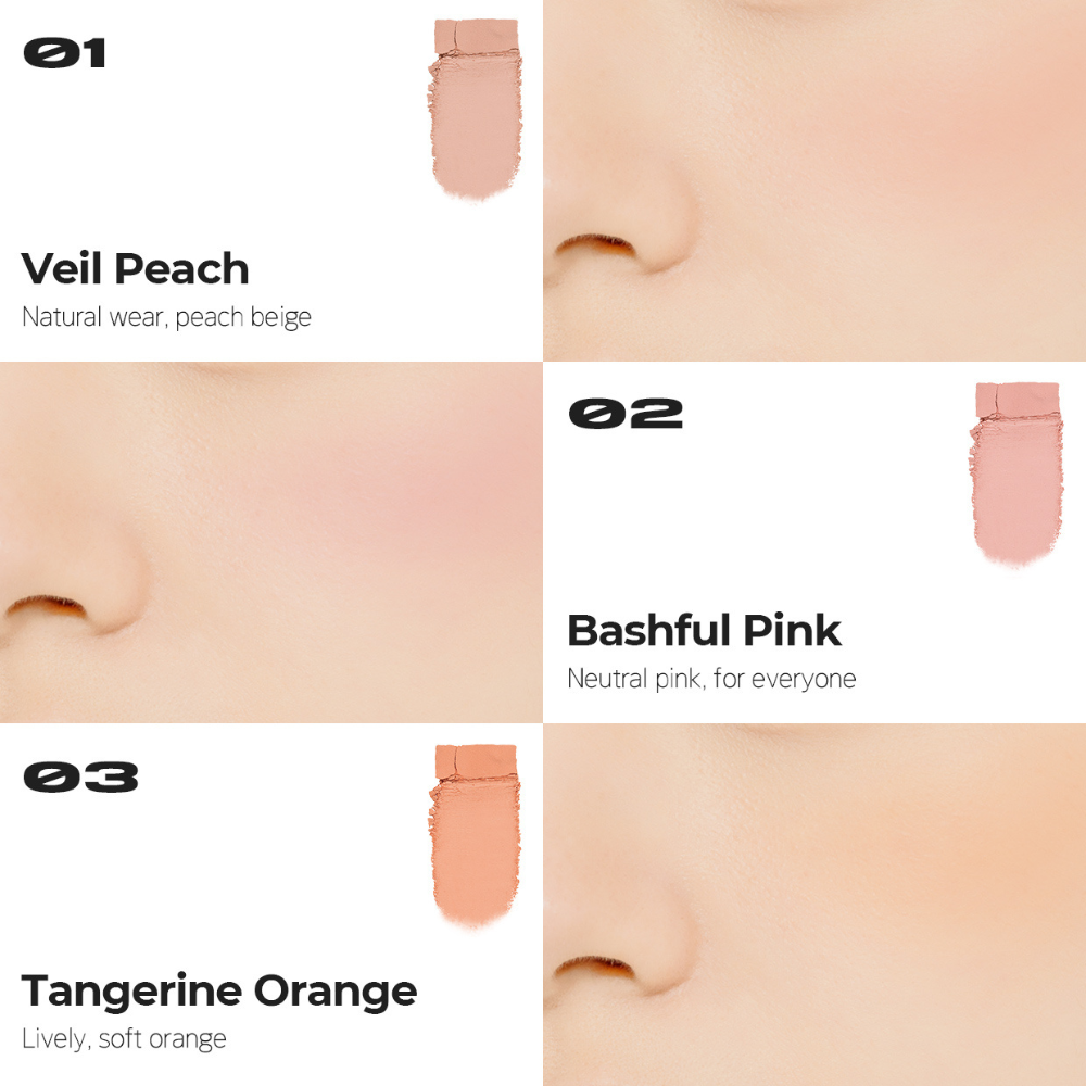 About Tone Fluffy Wear Blusher (10 Colors) - 2-Pack 4ml