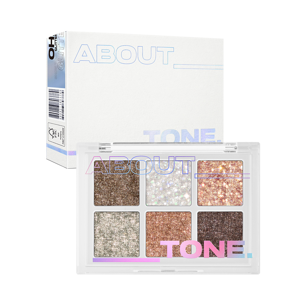 About Tone Oh:My Glitter Pop Eyeshadow #01 Oh:Stunner 3pcs