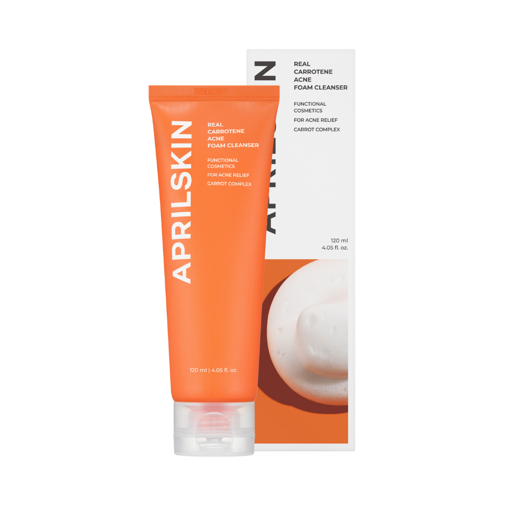 Aprilskin Real Carrotene Acne Foam Cleanser 144ml