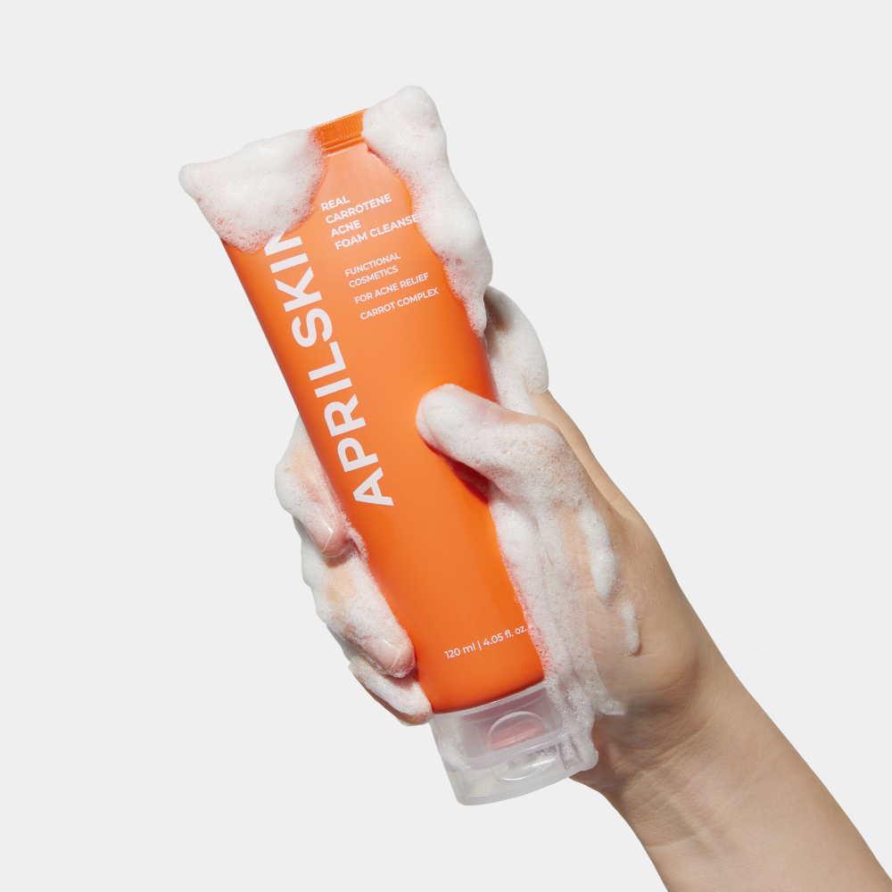 Aprilskin Real Carrotene Acne Foam Cleanser 144ml