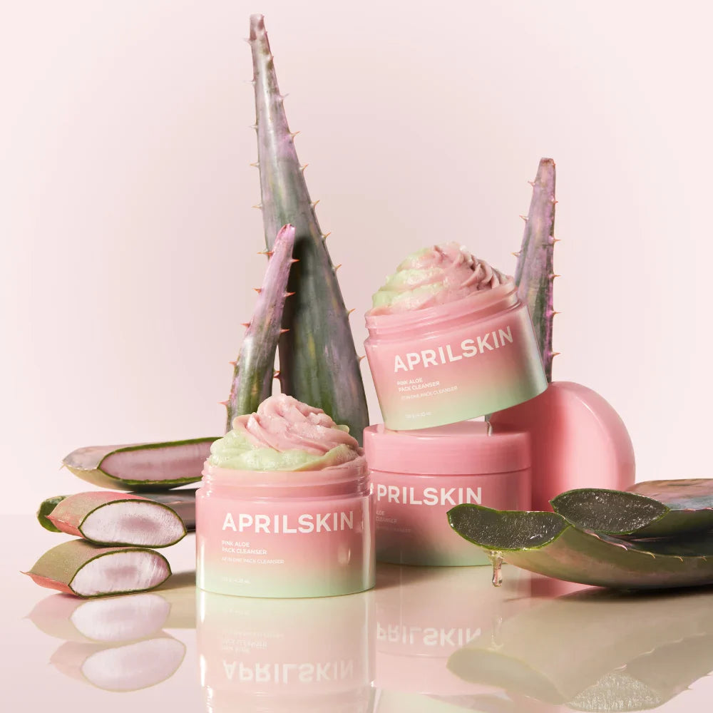 Aprilskin Pink Aloe Pack Cleanser (132g)
