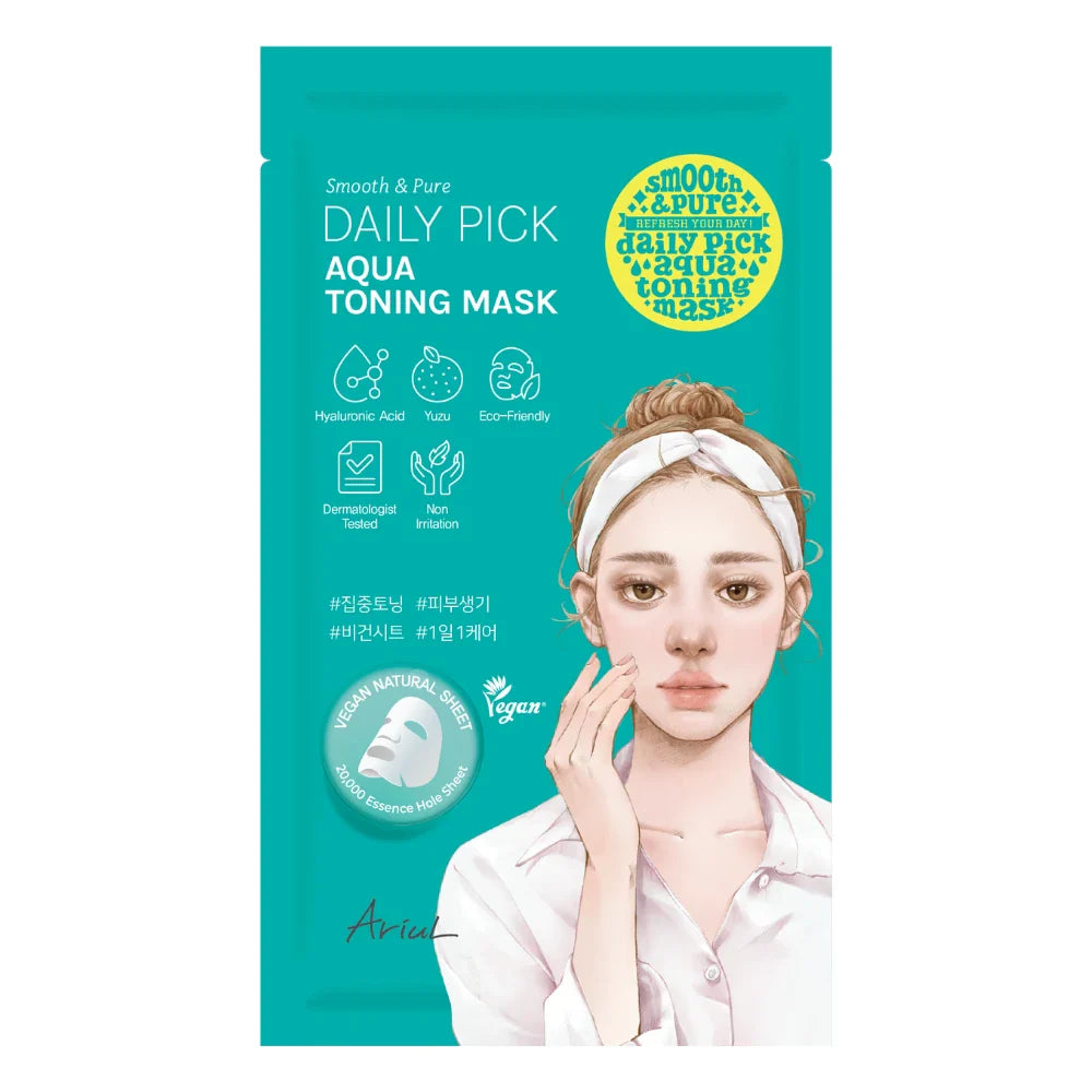 Ariul Smooth & Pure Daily Pick Aqua Toning Mask 24ml