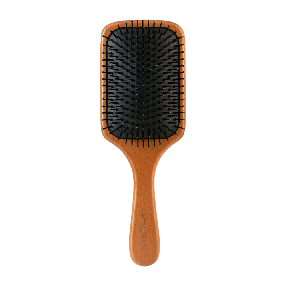Aromatica Wooden Scalp Brush - Medium Size (M) 65x200mm 200ml