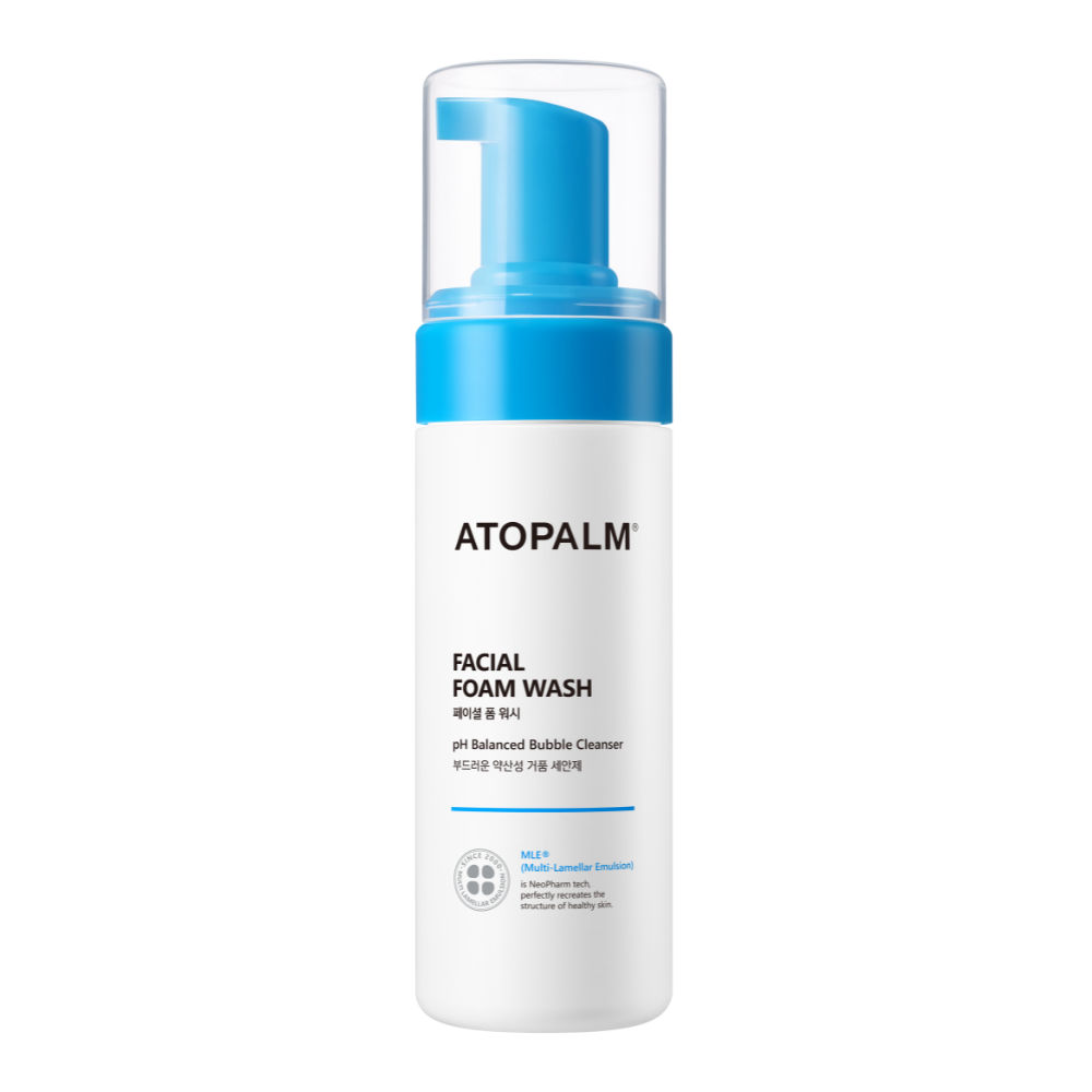 Atopalm Facial Foam Wash 180ml (Renewal), 2pcs