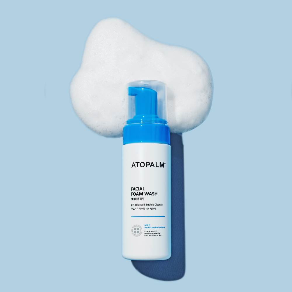 Atopalm Facial Foam Wash 180ml (Renewal), 2pcs