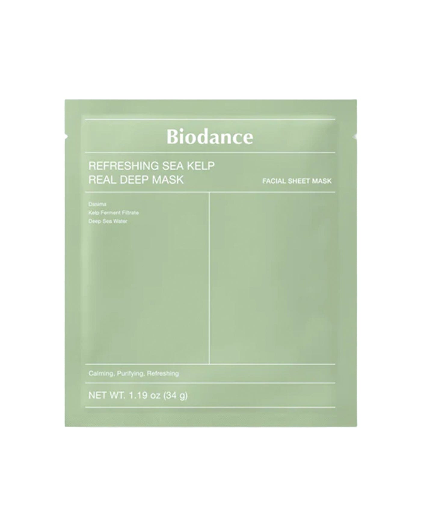 Biodance Refreshing Sea Kelp Real Deep Mask (60Sheets)