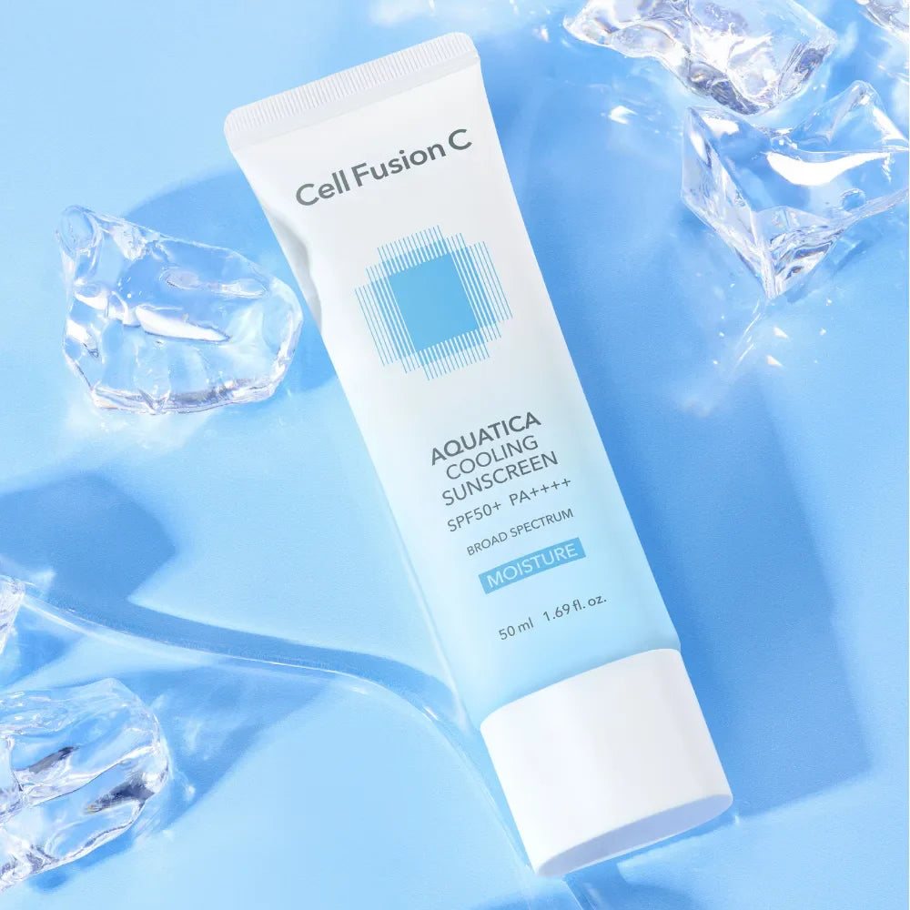Cell Fusion C Aquatica Cooling Sunscreen 60ml (SPF50+), 2pcs