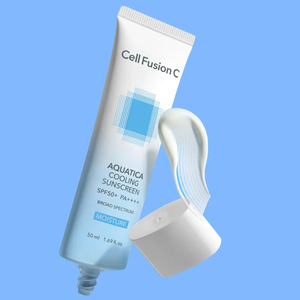 Cell Fusion C Aquatica Cooling Sunscreen 60ml (SPF50+), 2pcs