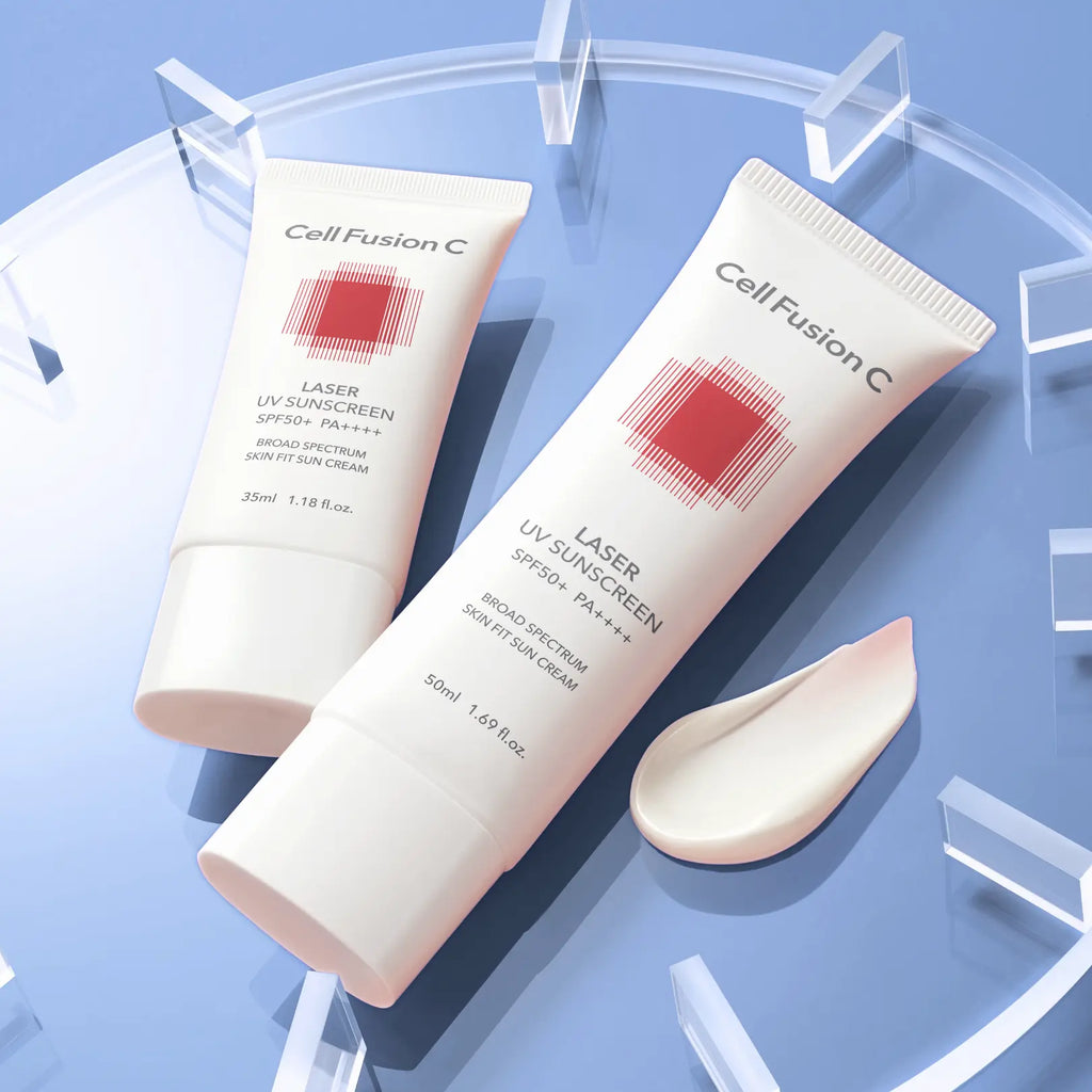 Cell Fusion C Laser UV Sunscreen (60ml + 50ml + 20ml) Daily Hypoallergenic Derma Sunscreen