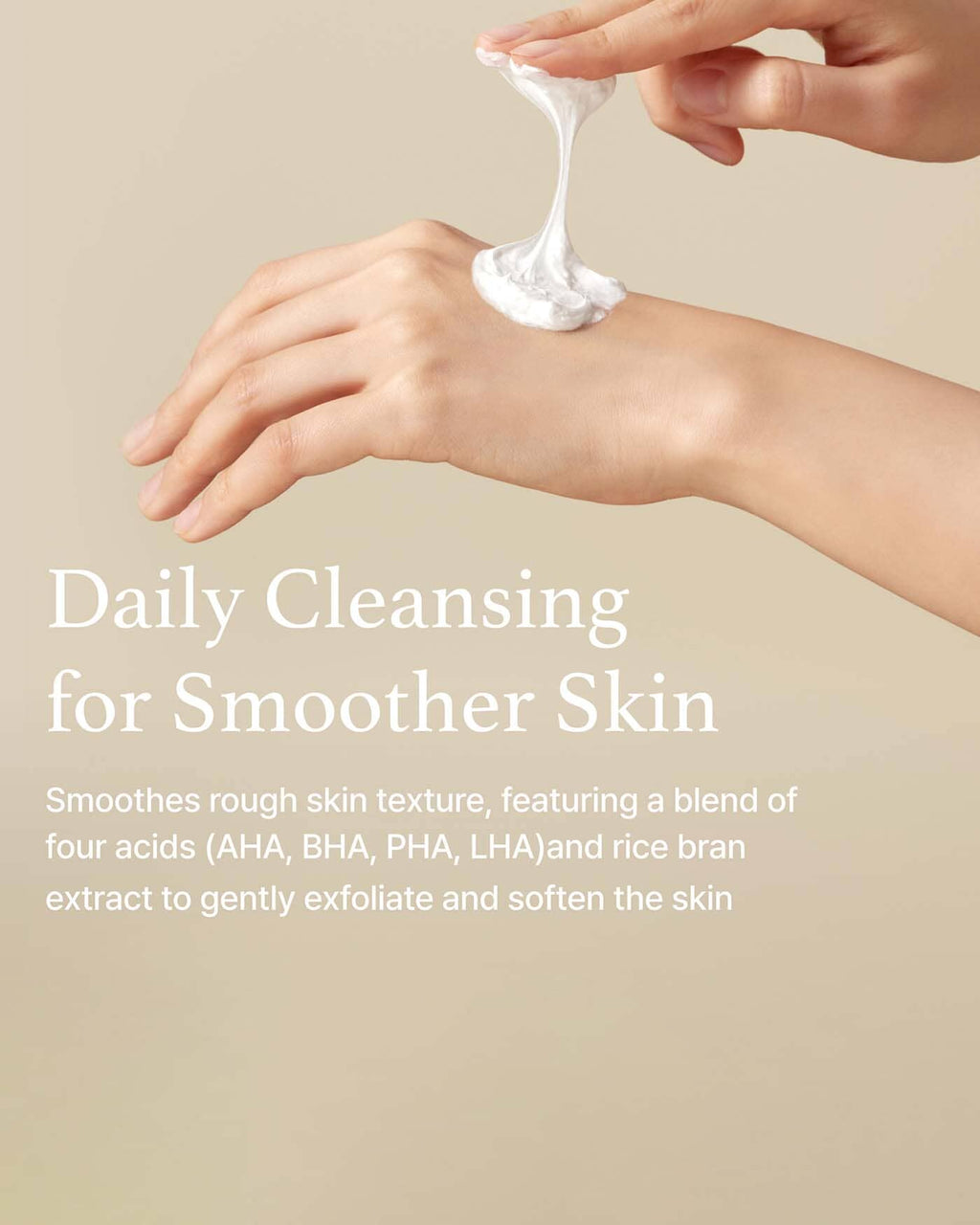 I'm From Abio Rice Whip Facial Cleanser for Sensitive Skin, 200ml, 1pc