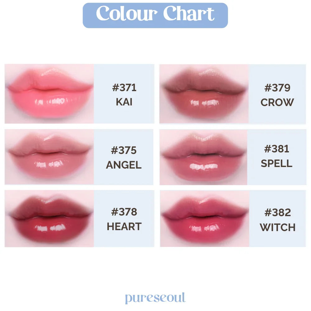 Dinto Frozen Lip Jelly #374 Dove Lip Gloss - 6 Pieces 12ml