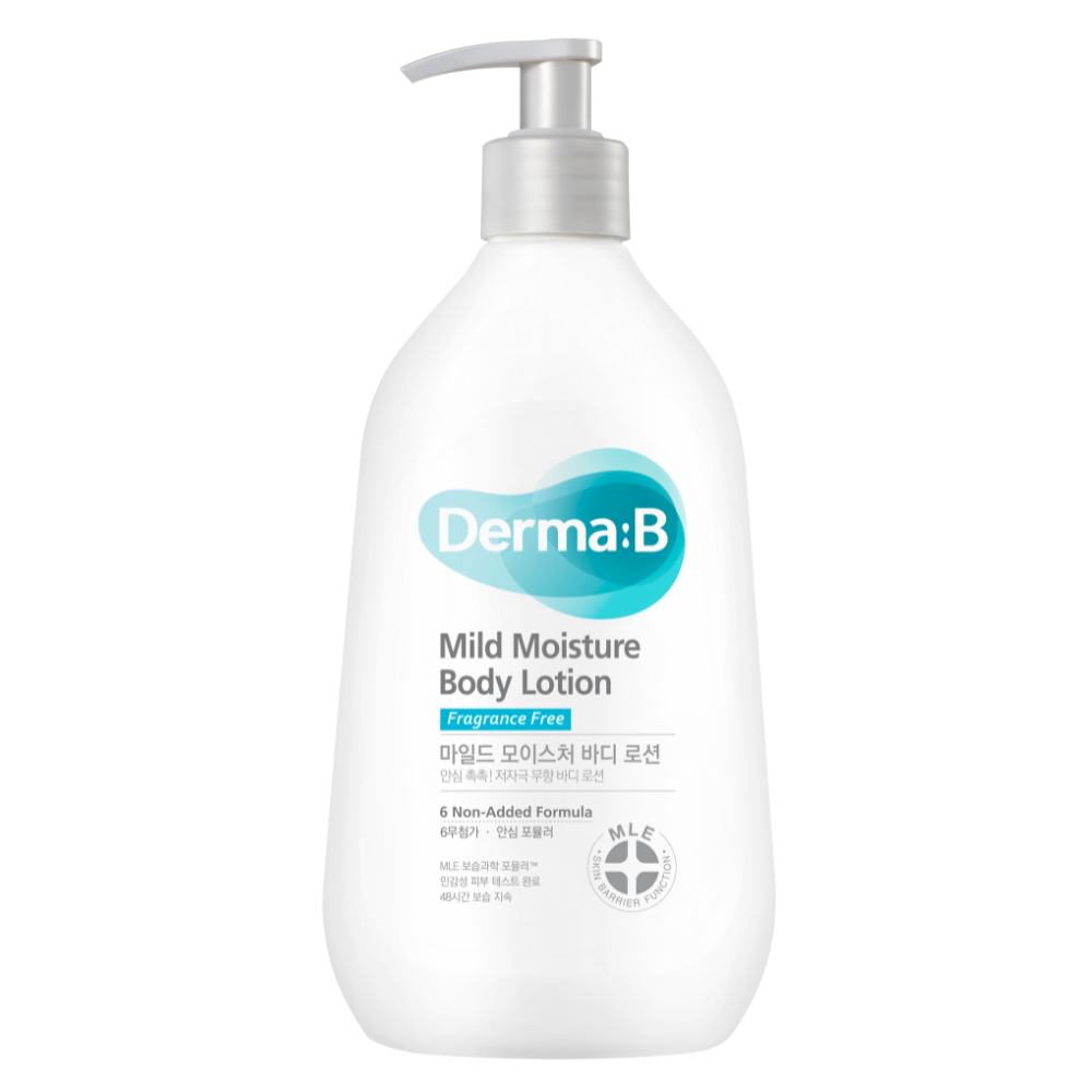 Derma B Mild Moisture Fragrance-Free Body Lotion (480ml / 13.5 fl. oz.)