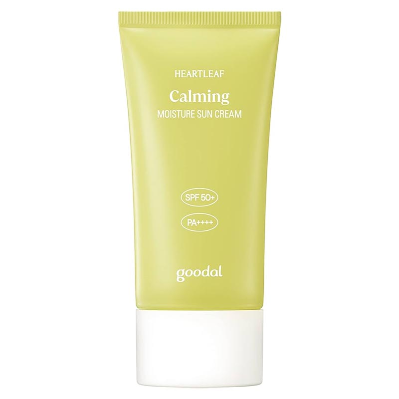 Goodal Houttuynia Cordata Calming Moisture Sun Cream 50ml + Moisture Tone Up Sun Cream 25ml SPF 50+ PA++++ (4 Items)