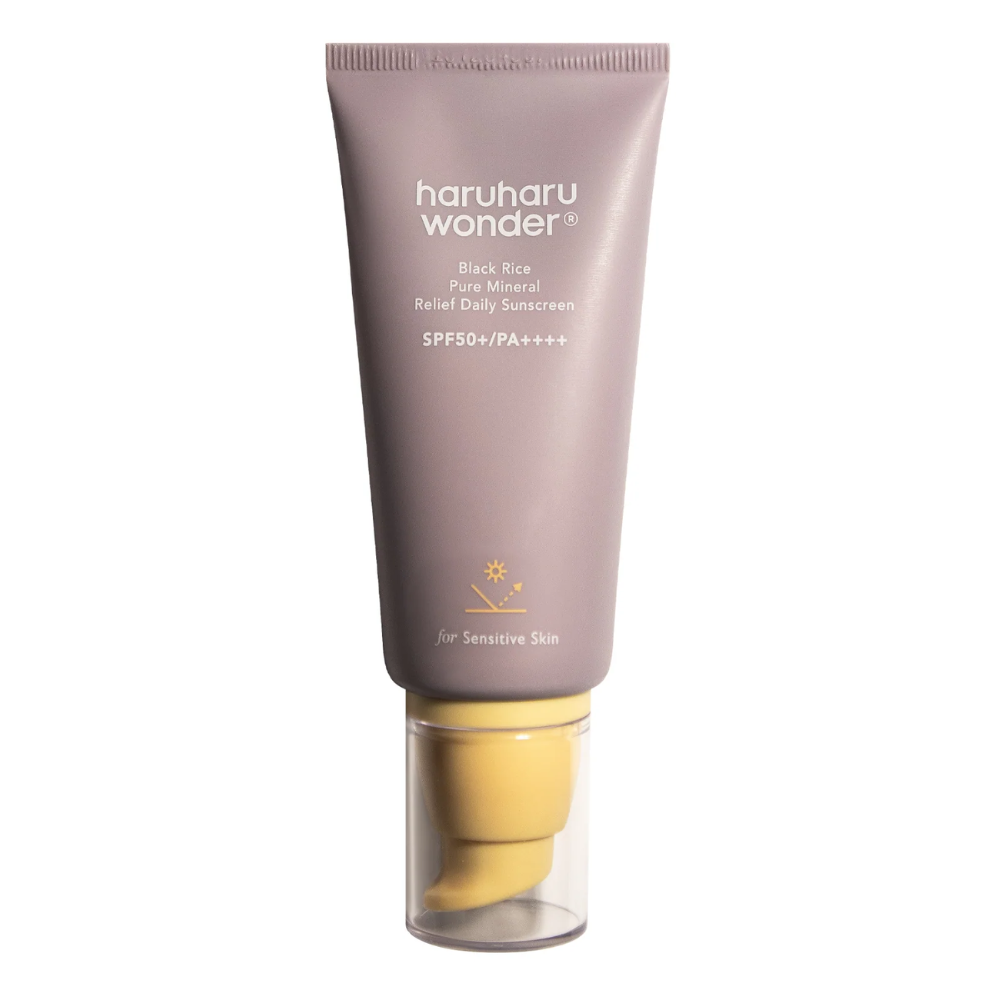 Haruharu Wonder Black Rice Pure Mineral Relief Daily Sunscreen SPF50+ PA++++ 60ml (1ea)