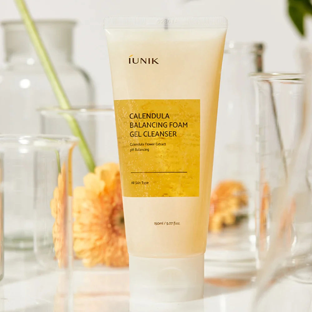 iUNIK Calendula Balancing Foam Gel Cleanser 180ml