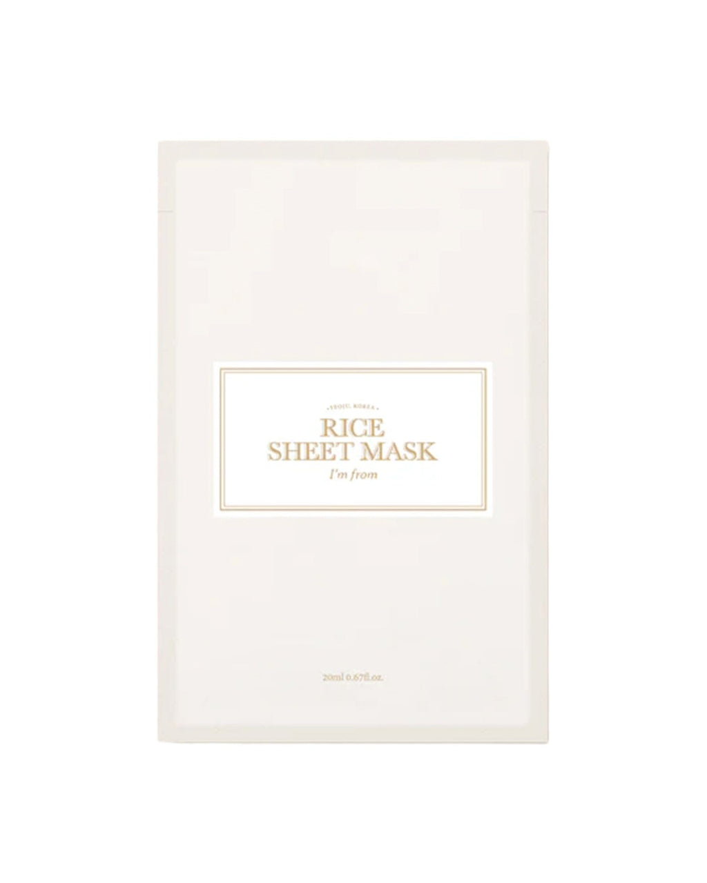 I'm From Rice Sheet Mask 30Sheets