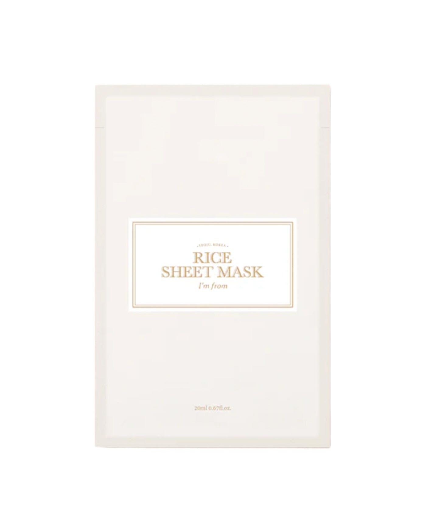 I'm From Rice Sheet Mask 30Sheets