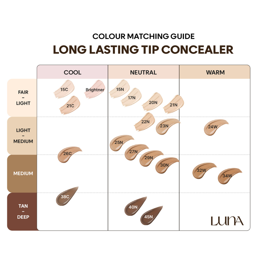 LUNA Long Lasting Tip Concealer - #02 Natural Beige 8ml