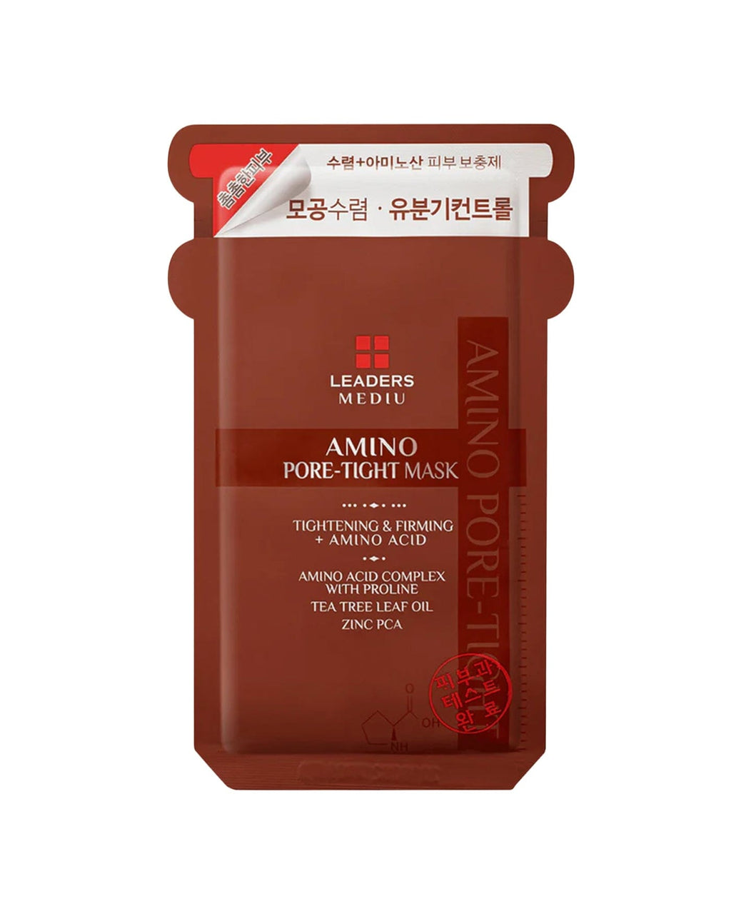 Leaders Cosmetics Mediu Amino Pore-Tight Mask (25Sheets)