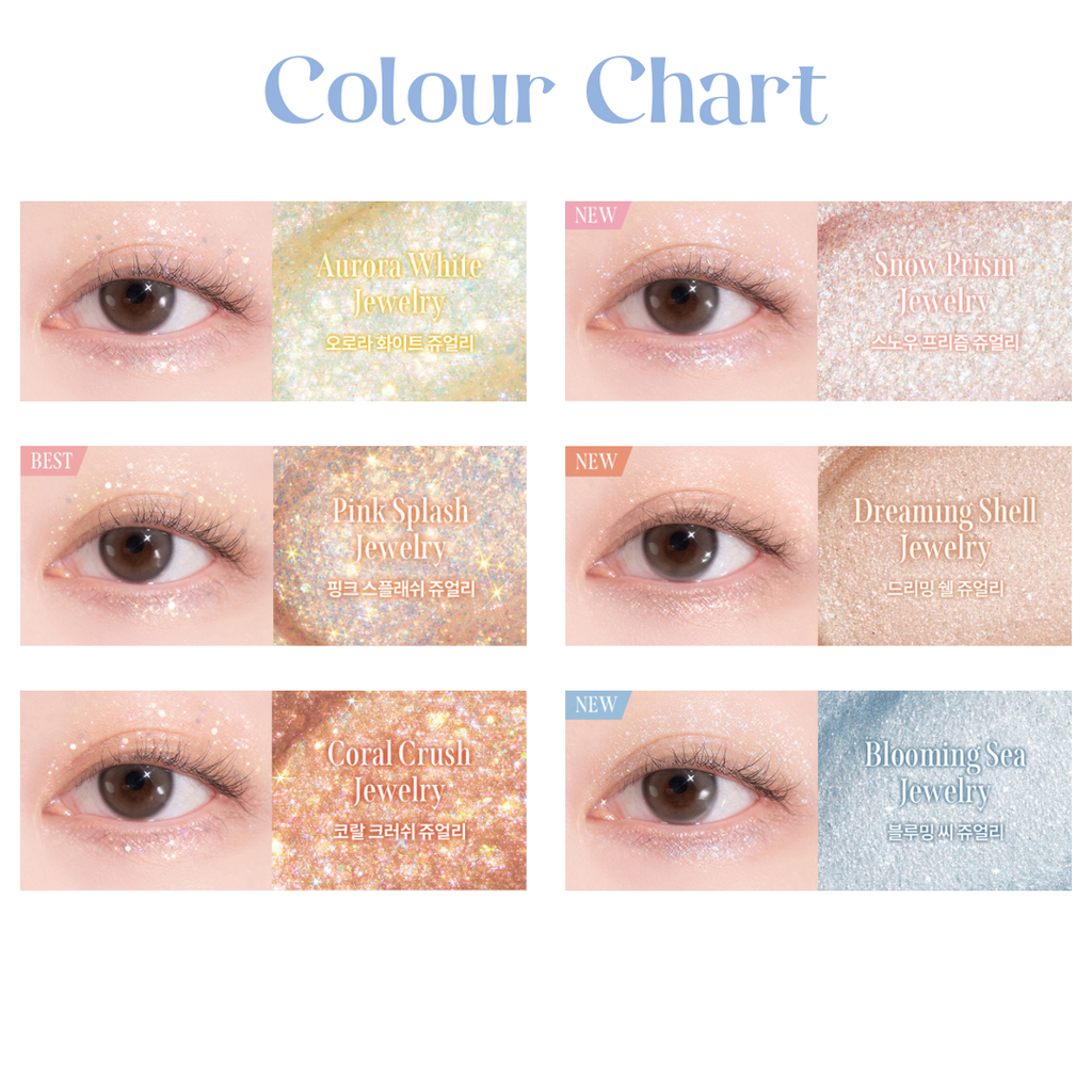 Milk Touch NEW Fairy Jewel Eye Glitter - 6 Colors (7g)