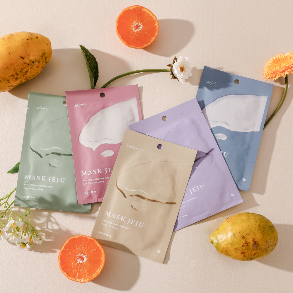 Mizon Joyful Time Mask Jeju Line - 5 Types (1pc) 40ml