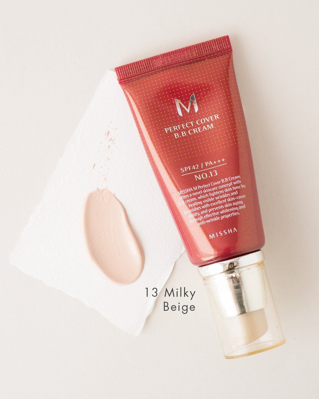 MISSHA M Perfect Cover BB Cream SPF 42 PA+++ 50ml (#21 Light Beige) - 1pc